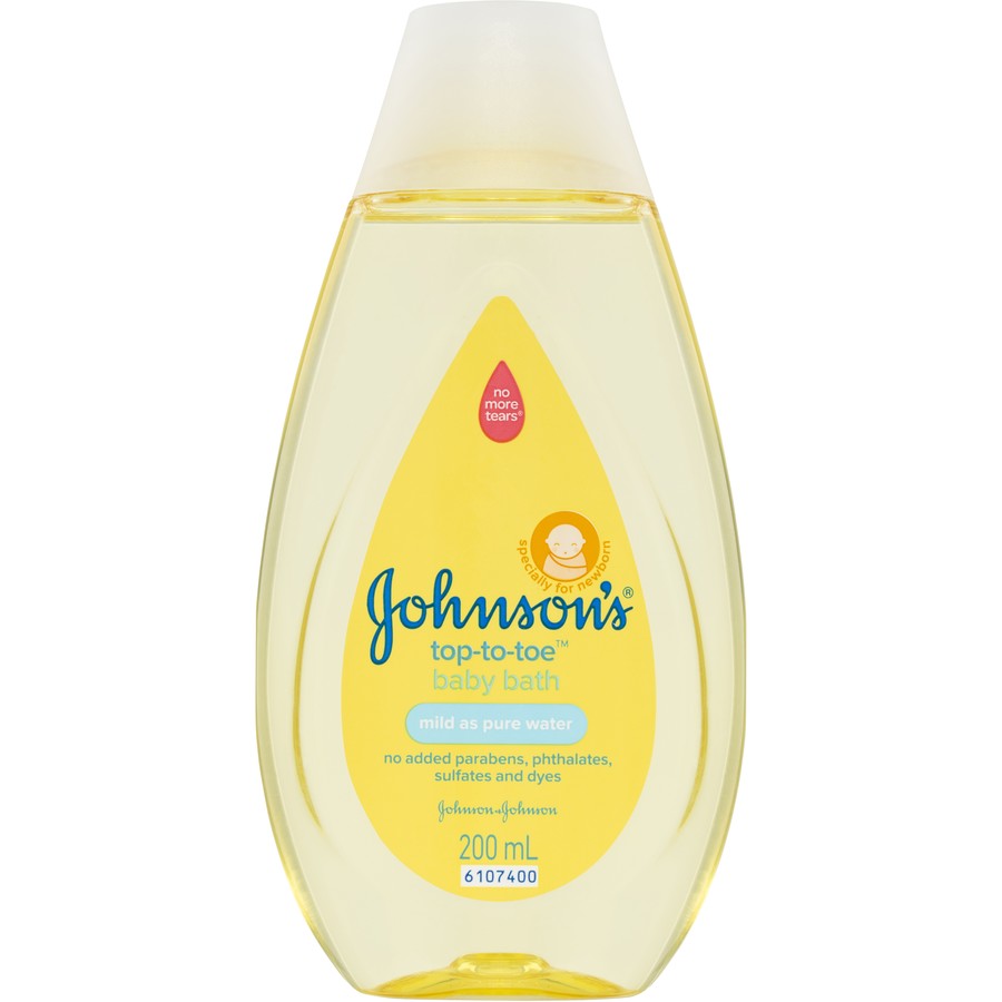 J&J BABY WASH TOP TO TOE 200ML
