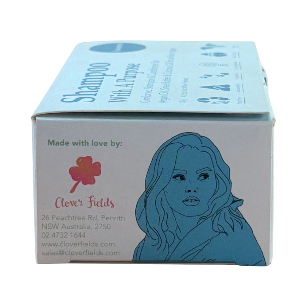 Shampoo With a Purpose Combined Shampoo & Conditioner Bar Unscented 135g