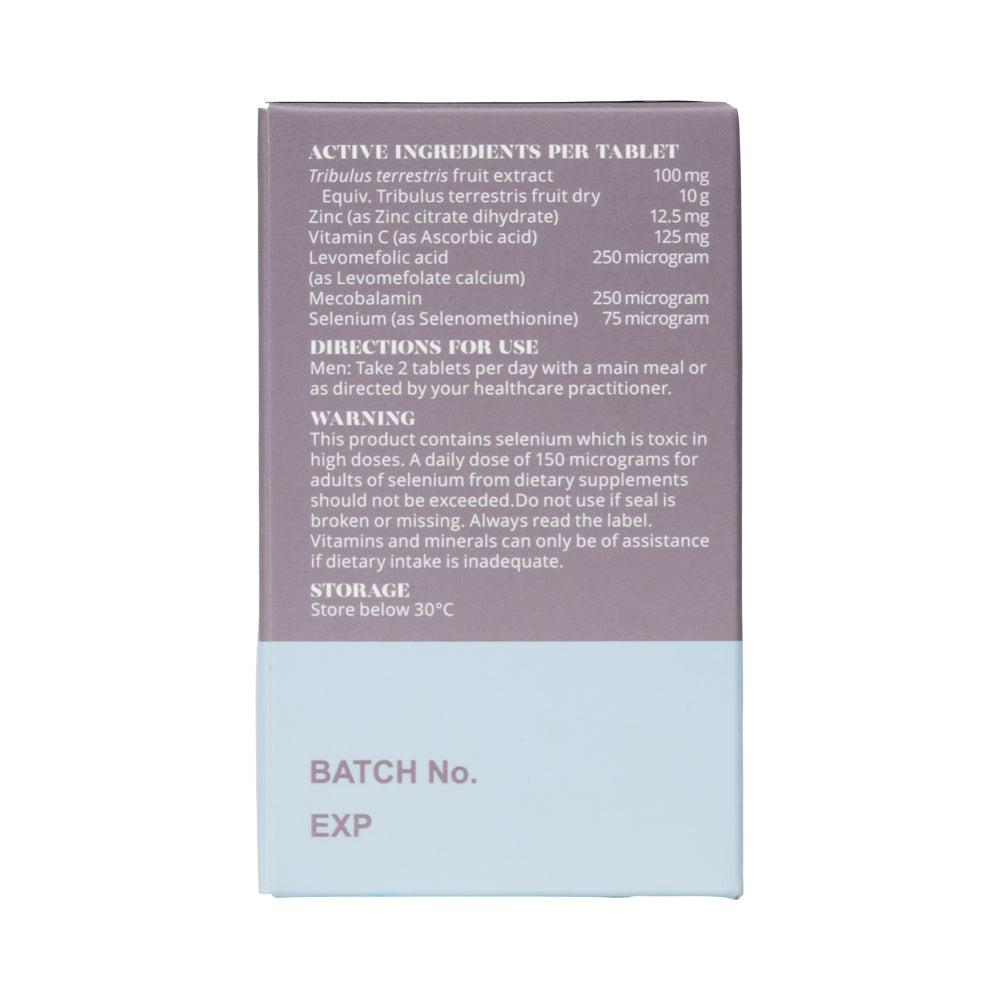 Perdays Preconception Mens Vitality & Sperm Support 60t