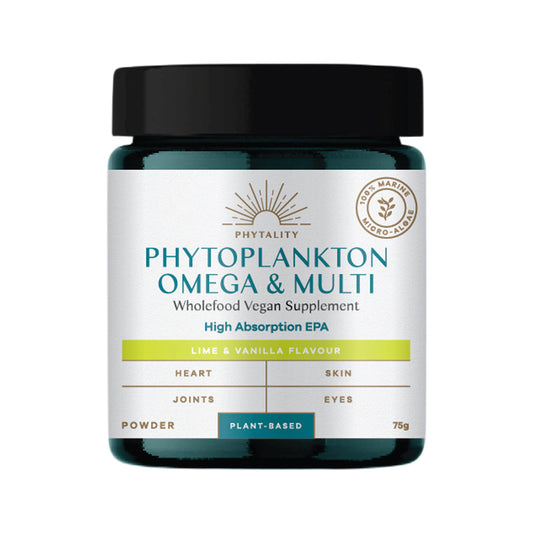 Phytality Phytoplankton Omega & Multi Lime & Vanilla Powder 75g