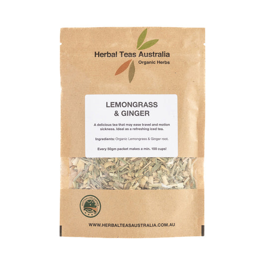 Herbal Teas Australia Lemongrass Ginger 50g