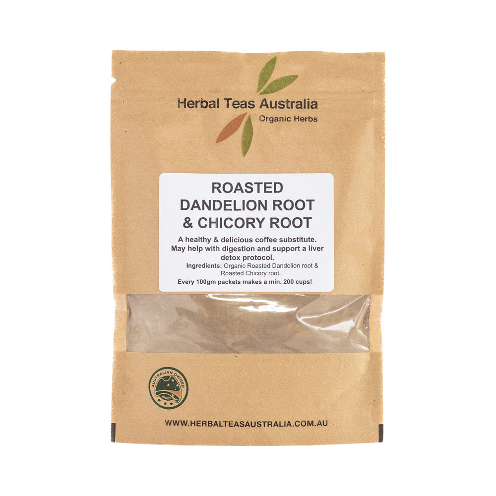 Herbal Teas Australia Roasted Dandelion Root & Chicory Root 100g