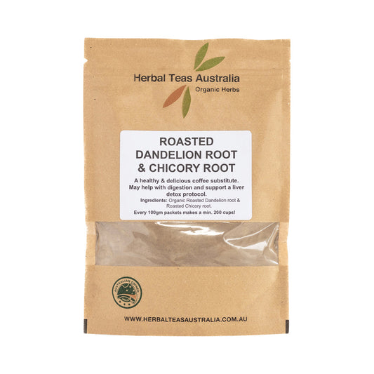 Herbal Teas Australia Roasted Dandelion Root & Chicory Root 100g