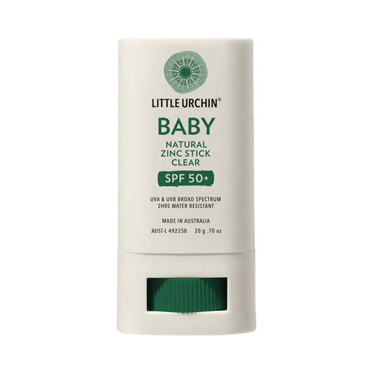 Little Urchin Baby Natural Zinc Stick Clear Spf 50+ 20g