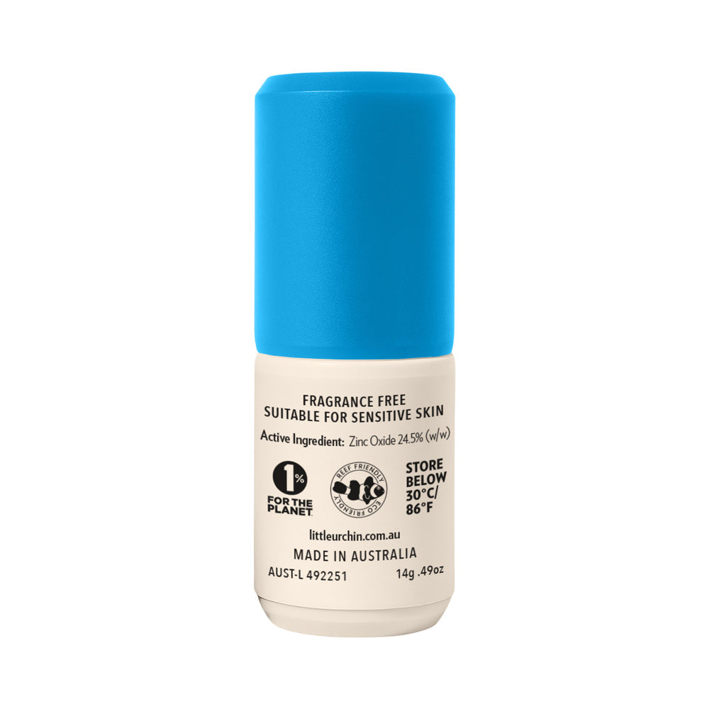Little Urchin Blue Natural Zinc Stick Spf 50+ 14g