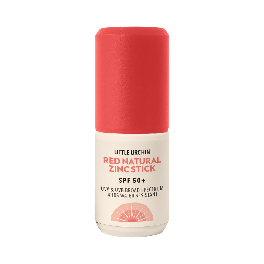 Little Urchin Red Natural Zinc Stick Spf 50+ 14g
