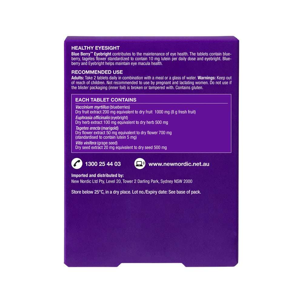 New Nordic Blueberry Eyebright 120t