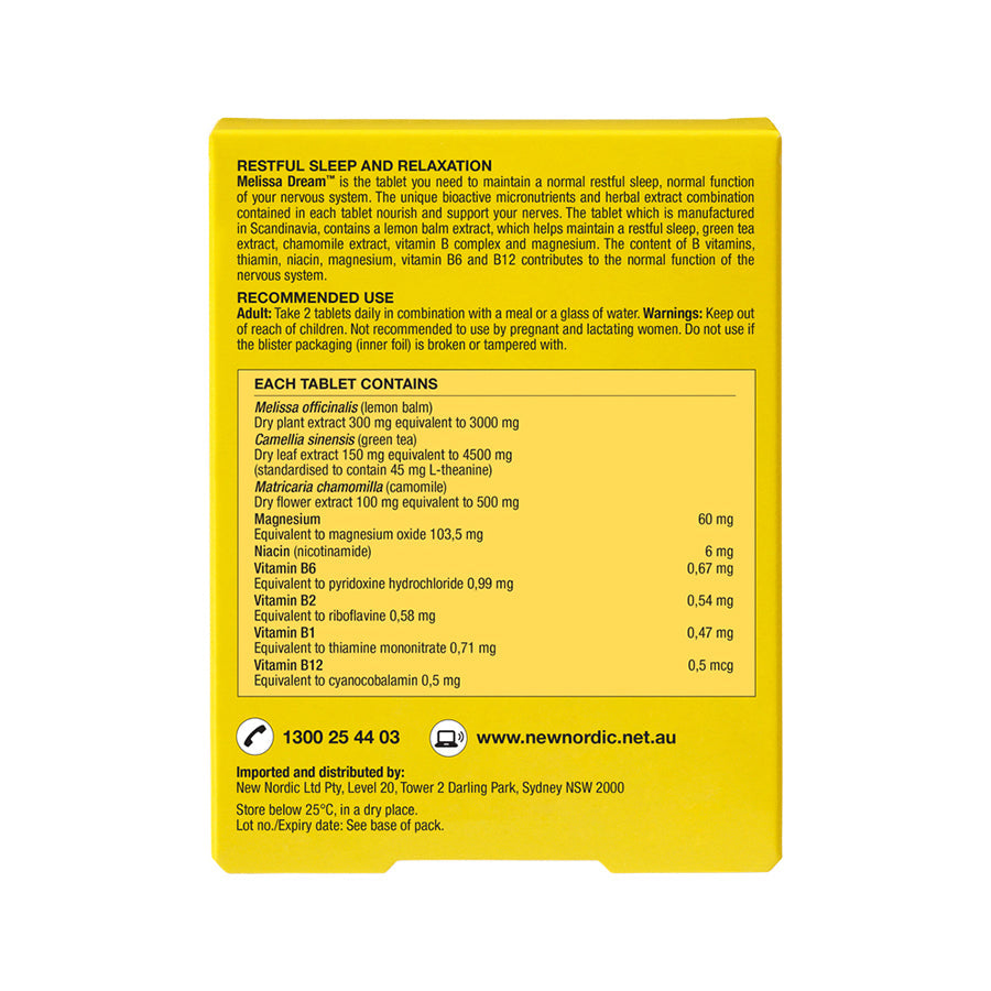 New Nordic Melissa Dream 60t