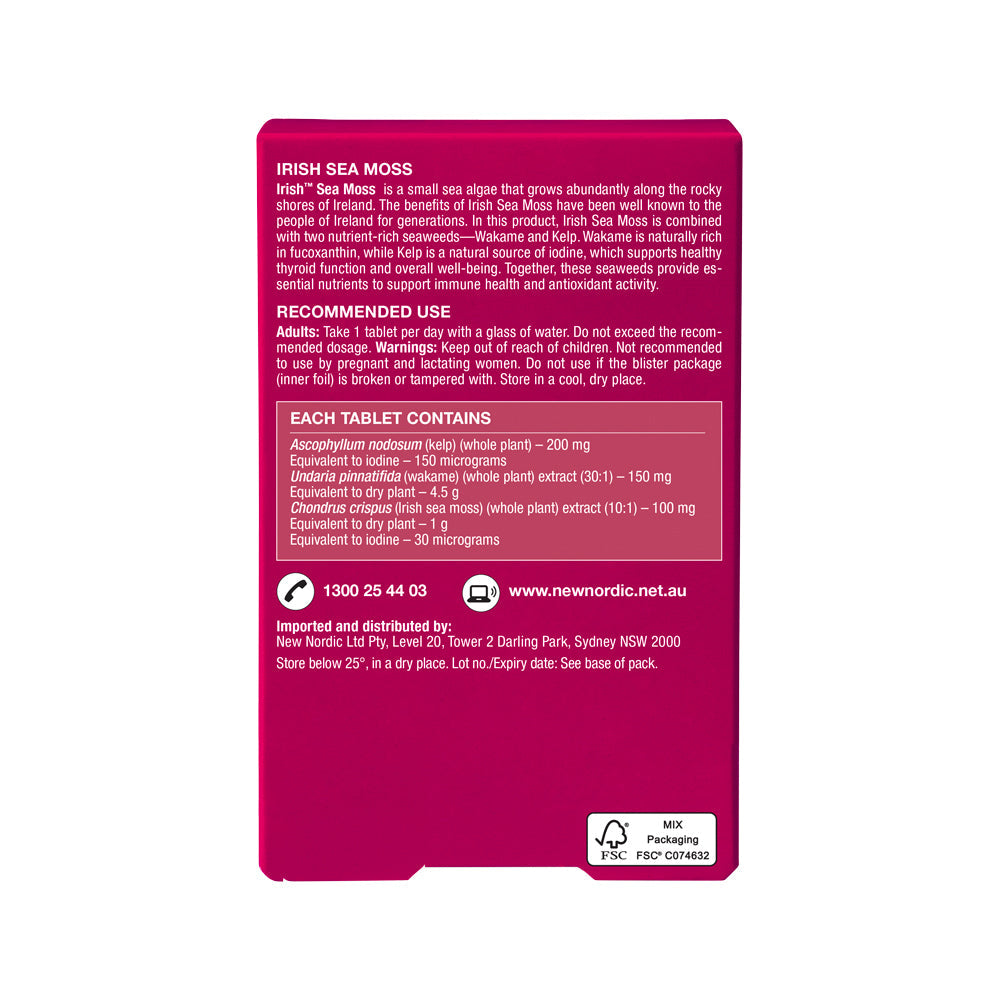 New Nordic Irish Sea Moss 30t