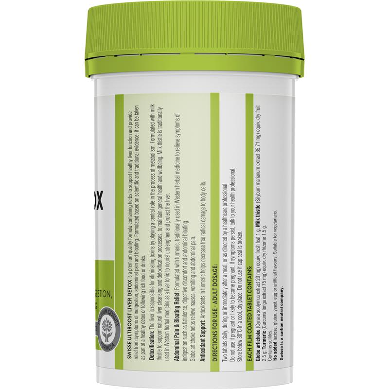 Swisse Ultiboost Liver Detox 200 Tablets