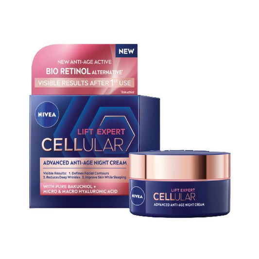 NIVEA CELLULAR LIFT EXPERT NIGHT CREAM NEW 50M