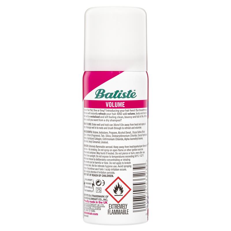 Batiste Volume Dry Shampoo 50ml