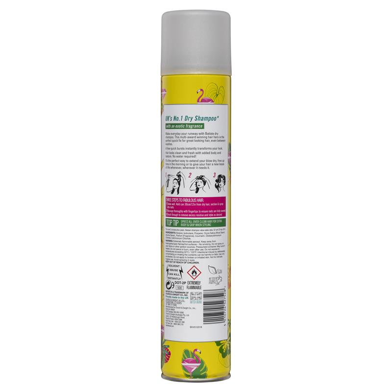 Batiste Tropical Dry Shampoo 350ml