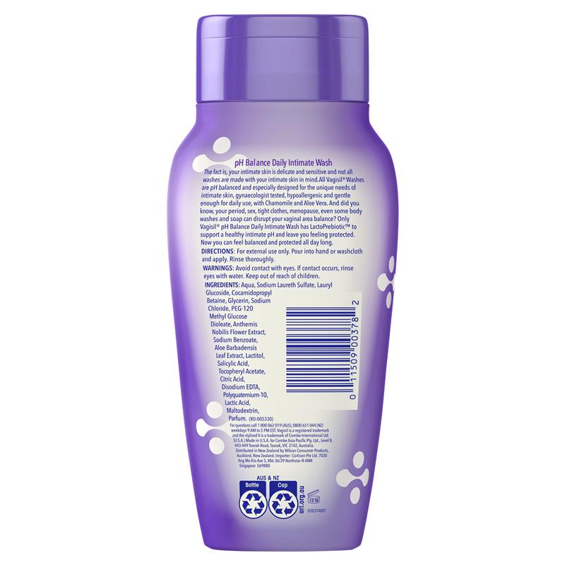 Vagisil Intimate Wash pH Balance 240ml