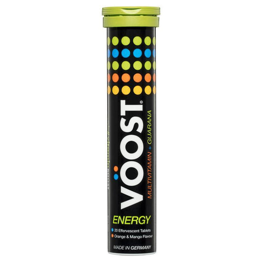 VÖOST Energy Orange & Mango Flavour 20 Effervescent Tablets