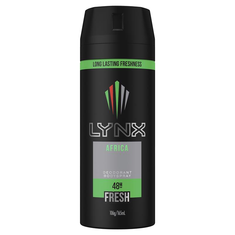 Lynx Deodorant 48h Africa 165ml