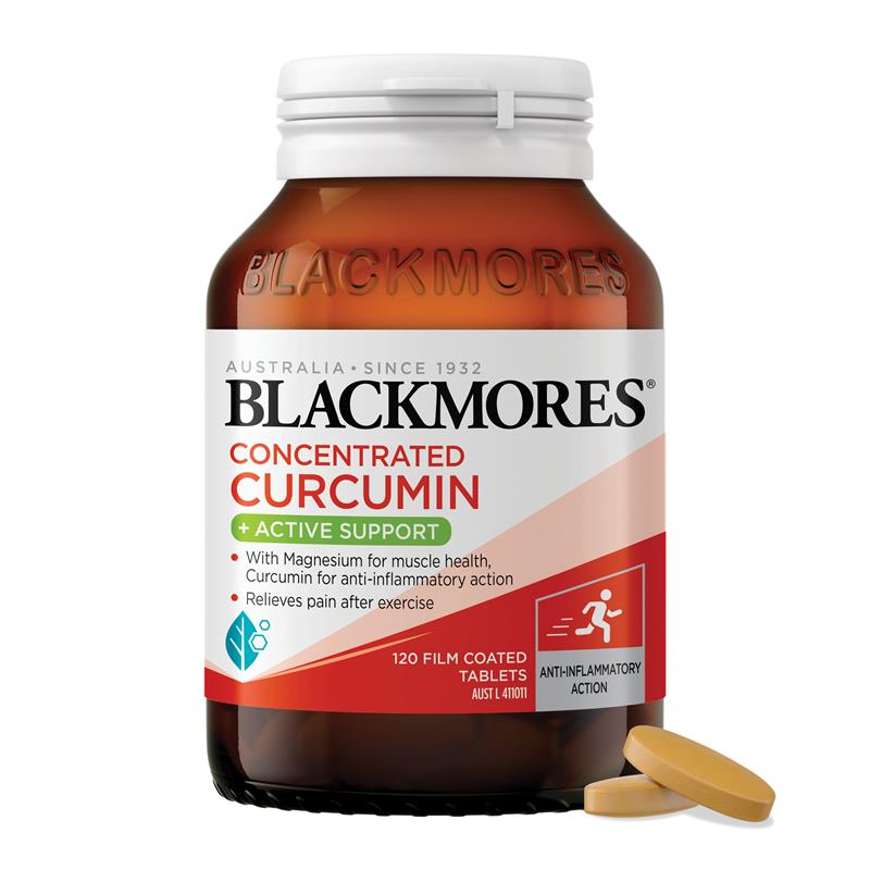 Blackmores Concentrated Curcumin One-a-day 120 Tablets