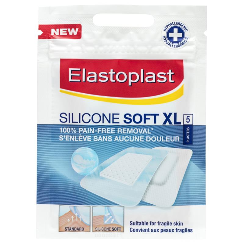 Elastoplast Silicone Soft Extra Large 5 Pack