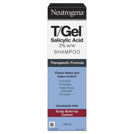 Neutrogena T Gel Salicylic Acid 3 % w/w Shampoo 200ml