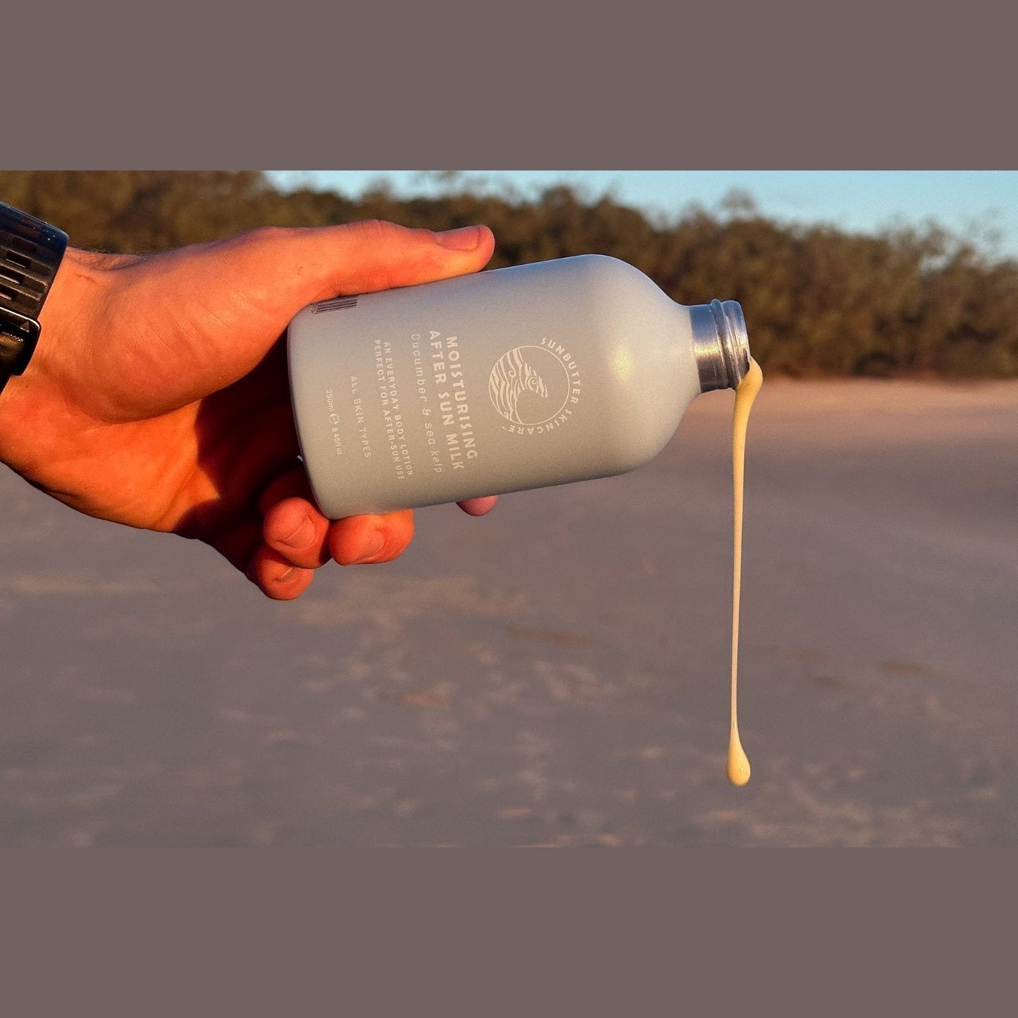 SunButter Skincare Moisturising After Sun Milk Cucumber & Sea Kelp 250ml