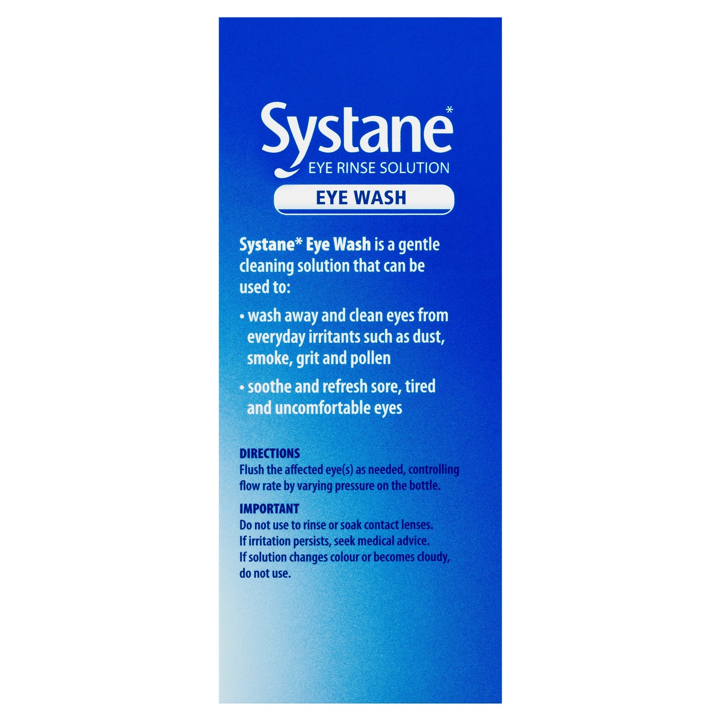 Systane Eye Wash Solution 120ml