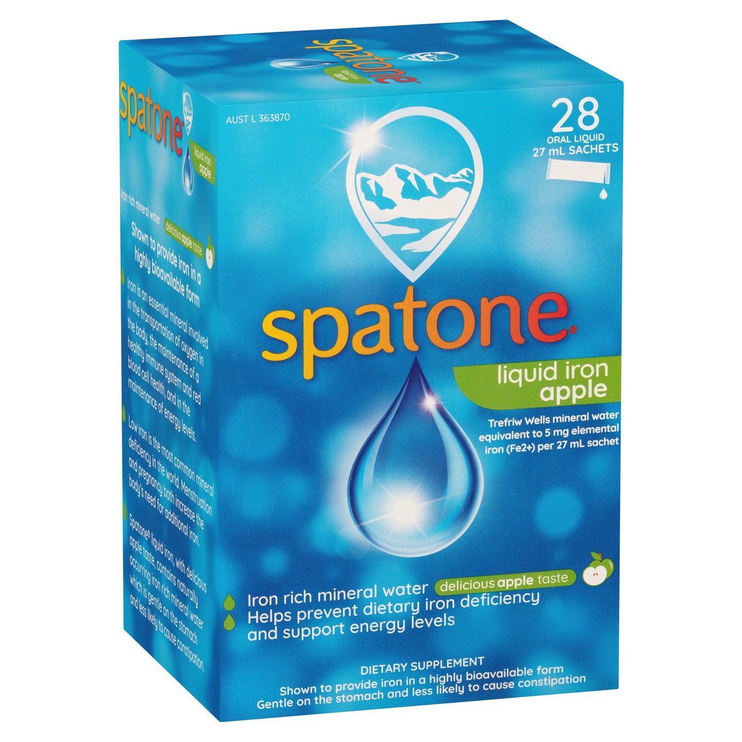 SPATONE APPLE LIQ IRON 28 SACHETS