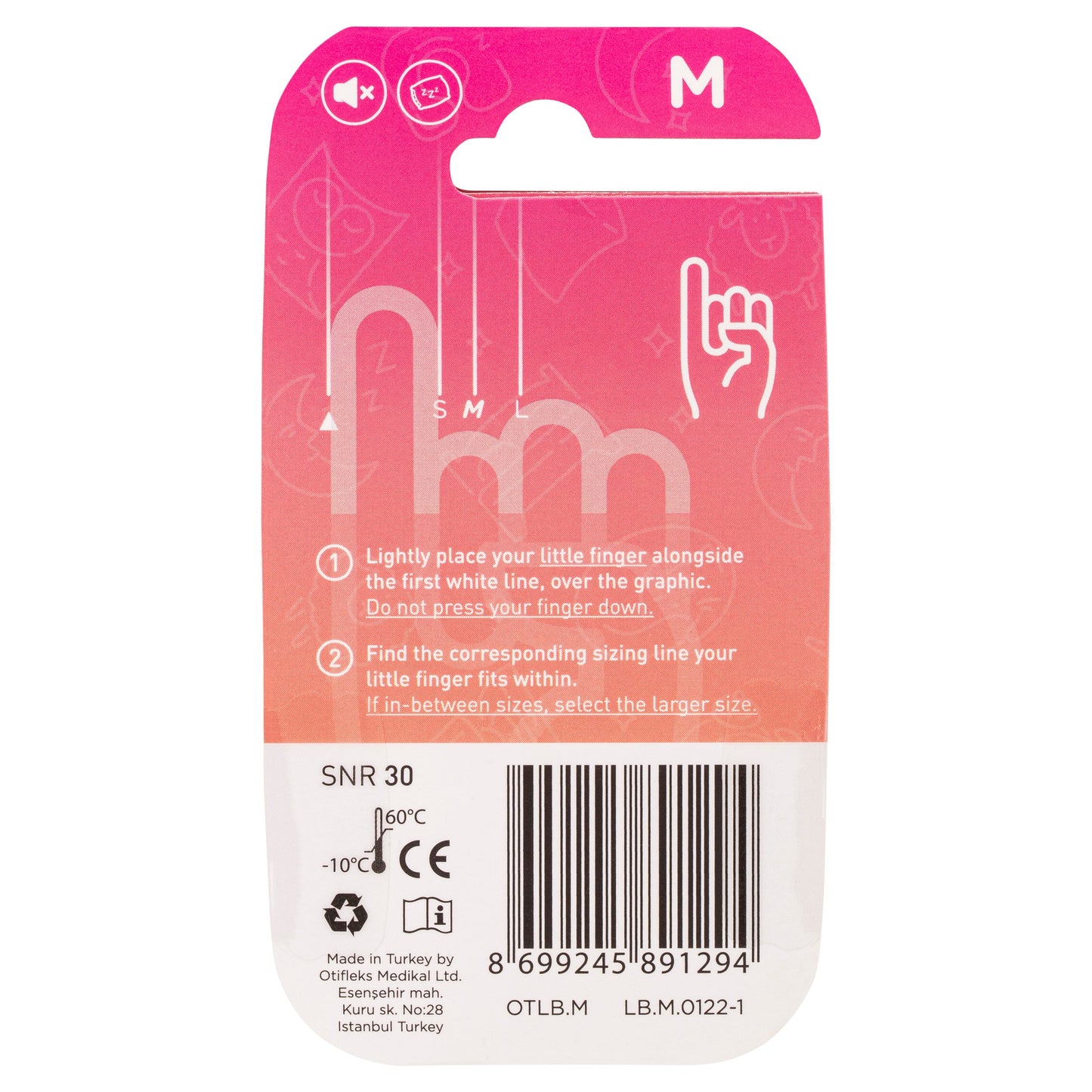 Otifleks Ladybuds Womens Earplugs Medium 1 pair
