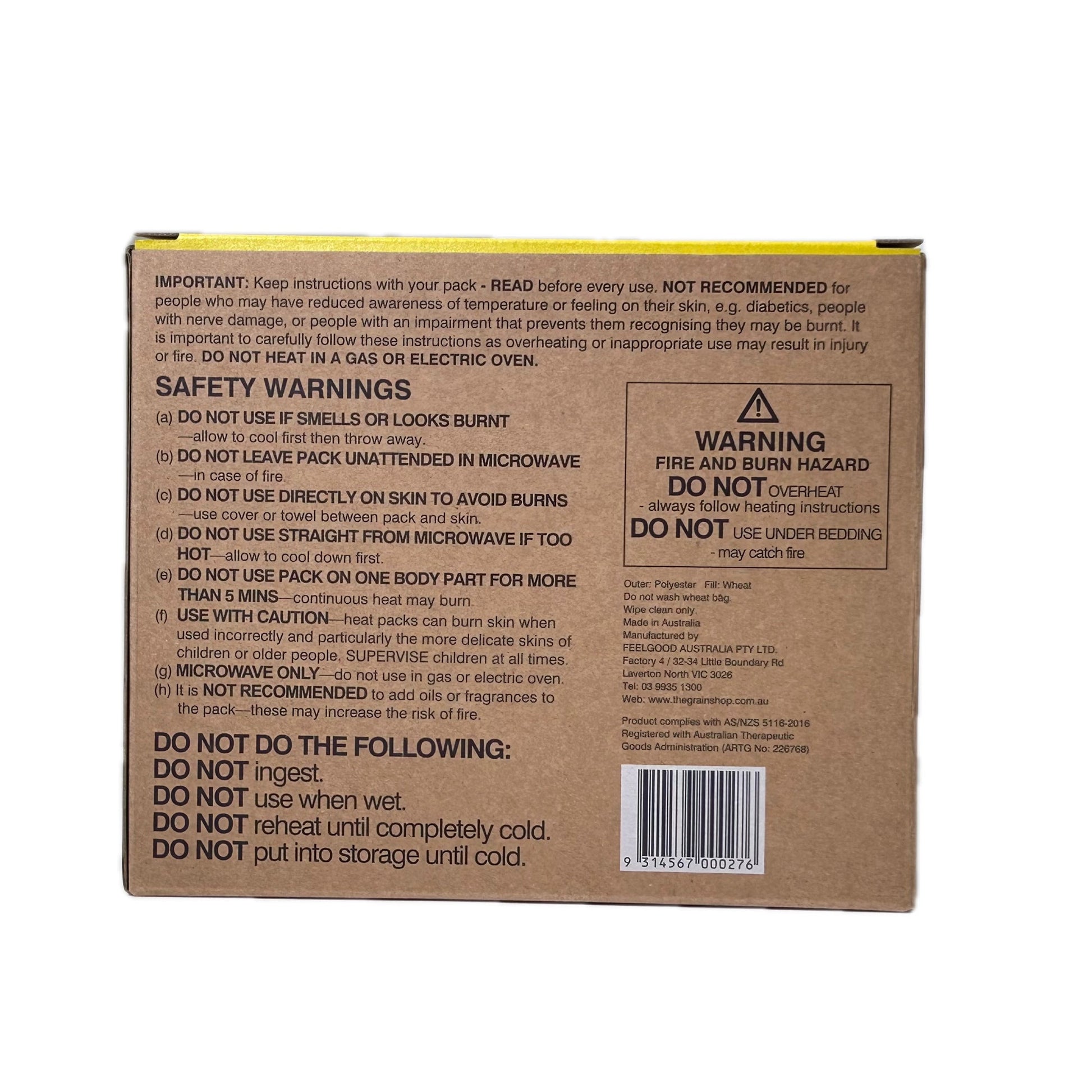 Tradie Wheat Collar Wrap