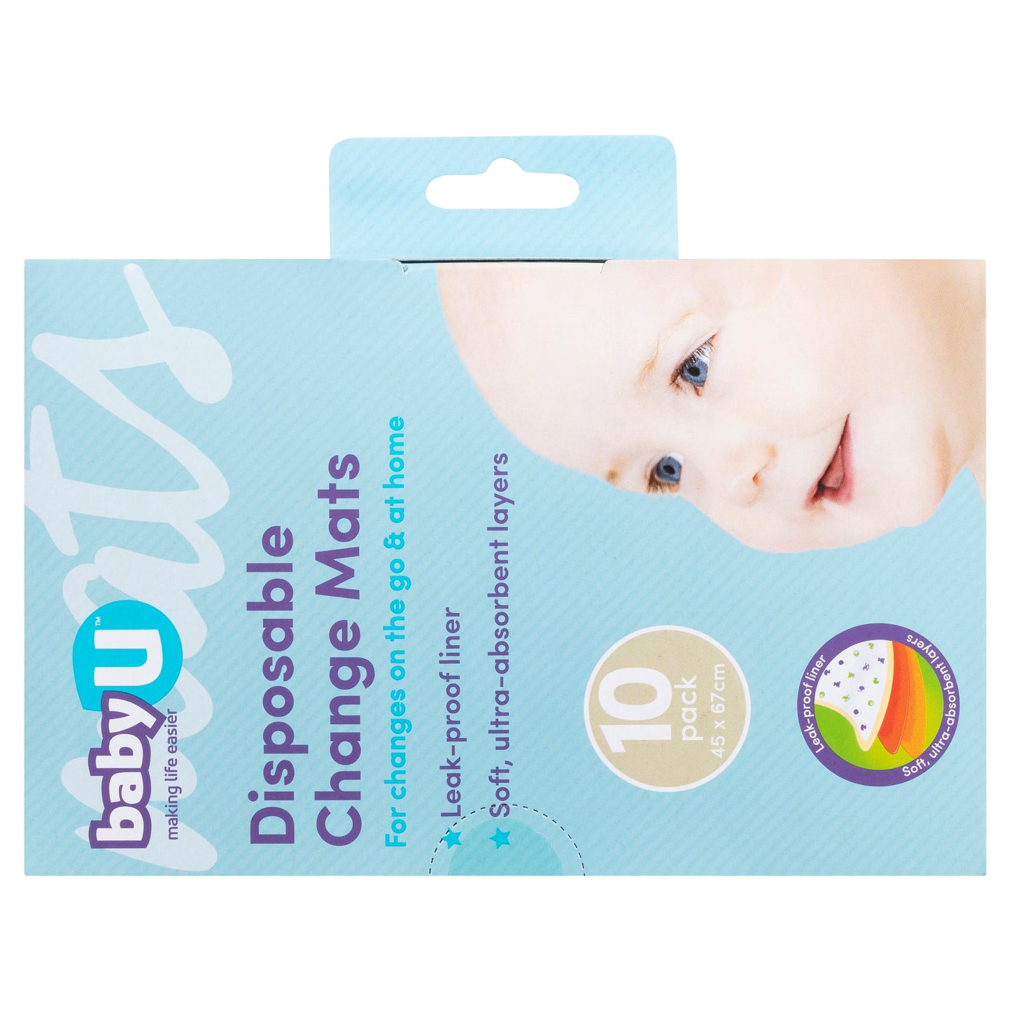 Baby U Disposable Change Mats 10
