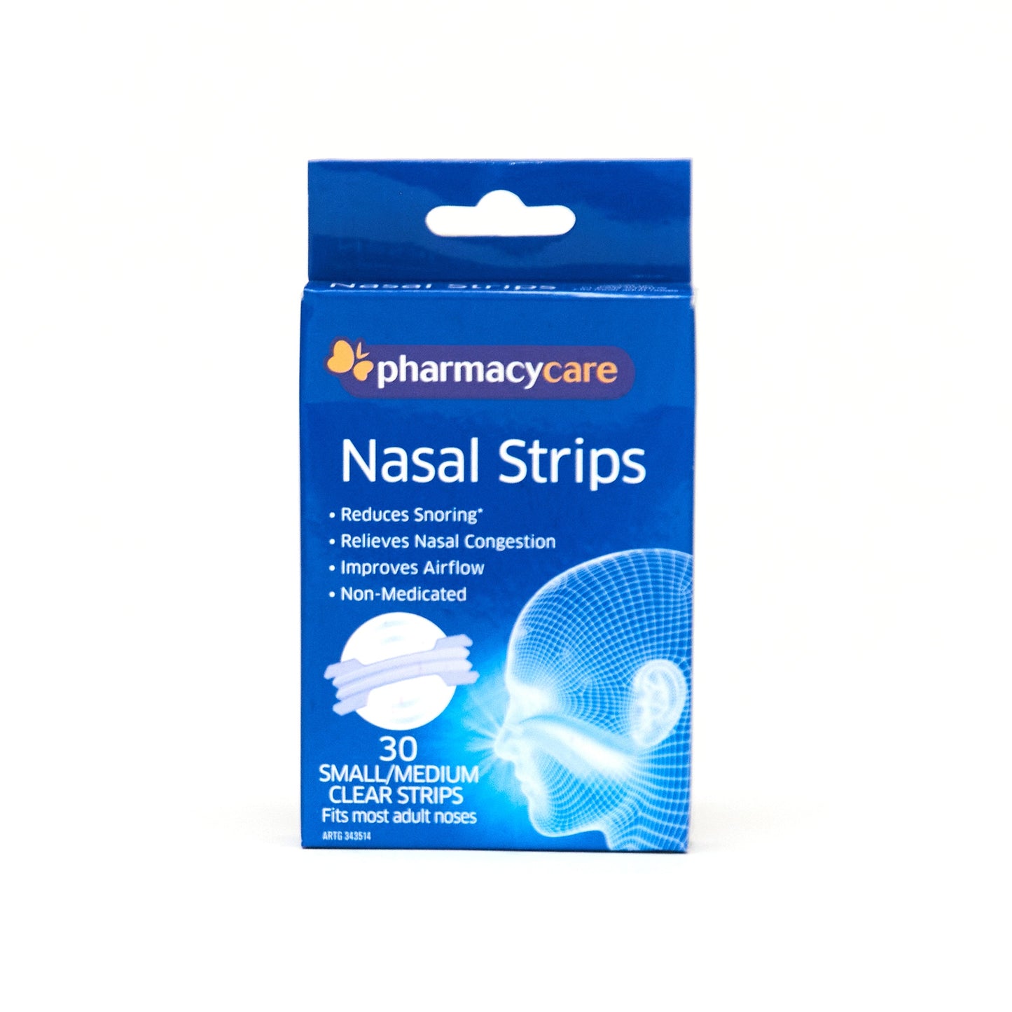 PHARMACY CARE NASAL STRIPS 30PK