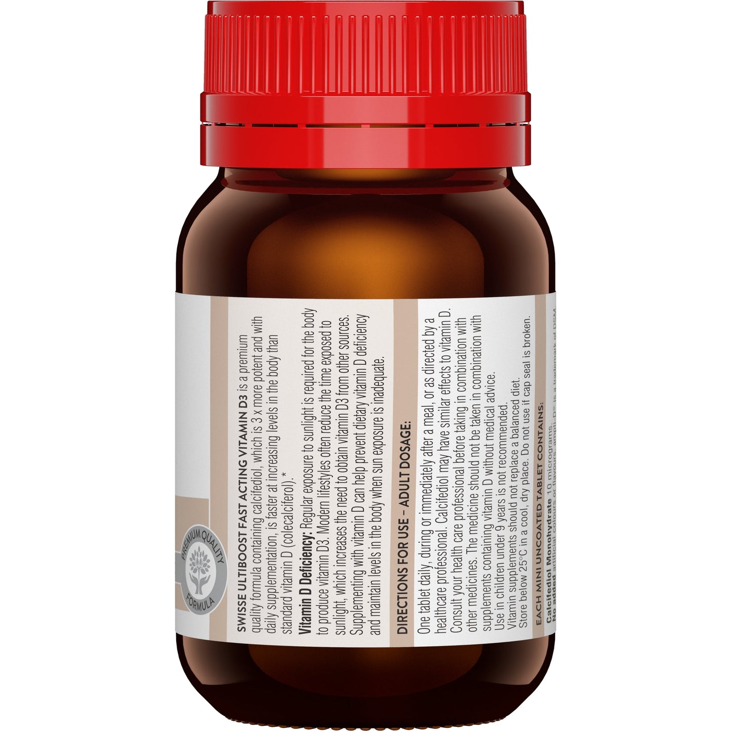 SWISSE Ultiboost Fast Acting Vitamin D3 90 Mini Tablets