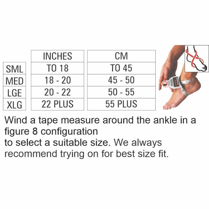 Body Assist Adjustable Elastic Ankle Brace