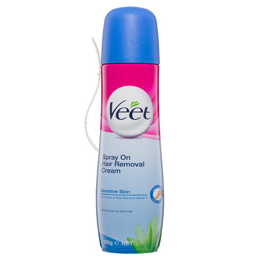 Veet Spray On Hair Removal Cream Sensitive 150ml