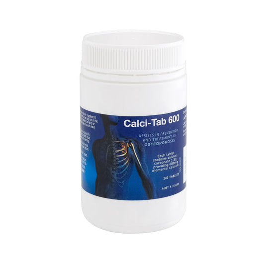 Calci-tab 600mg Tablets 240 Bottle