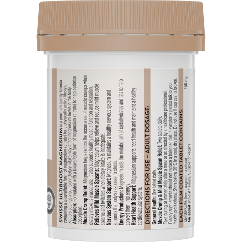 Swisse Ultiboost Magnesium 60 Tablets