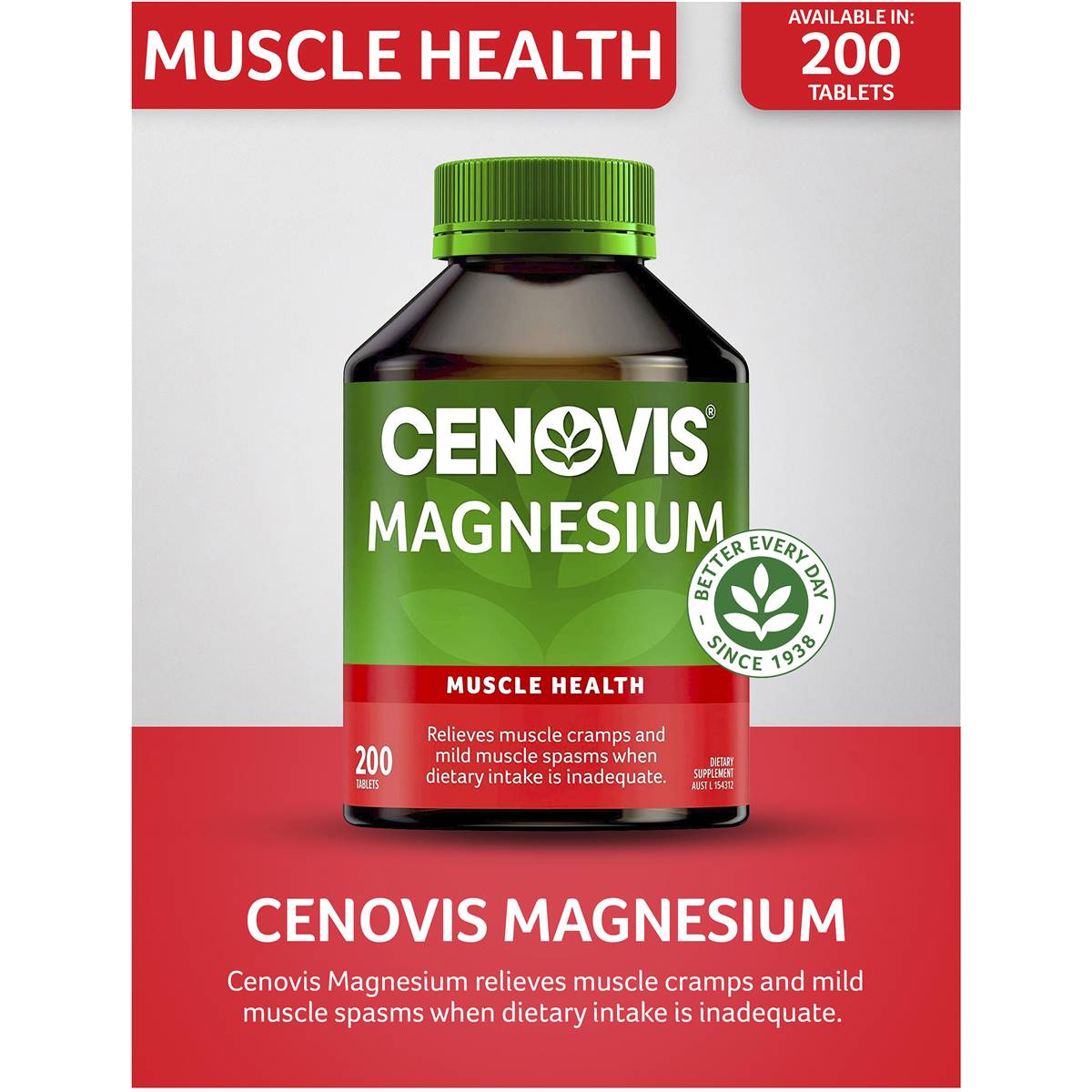 Cenovis Magnesium 200 Tablets