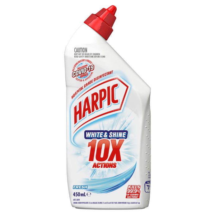 Harpic White & Shine Toilet Cleaner Fresh 450ml