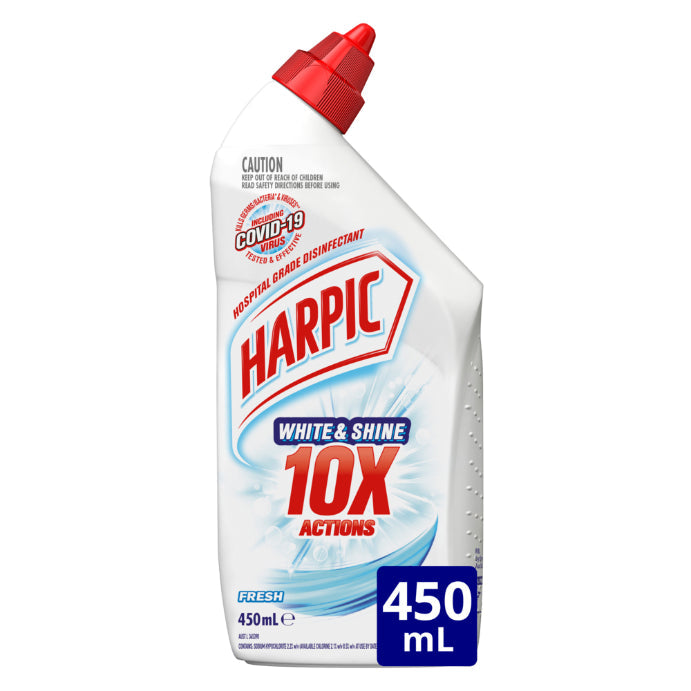 Harpic White & Shine Toilet Cleaner Fresh 450ml