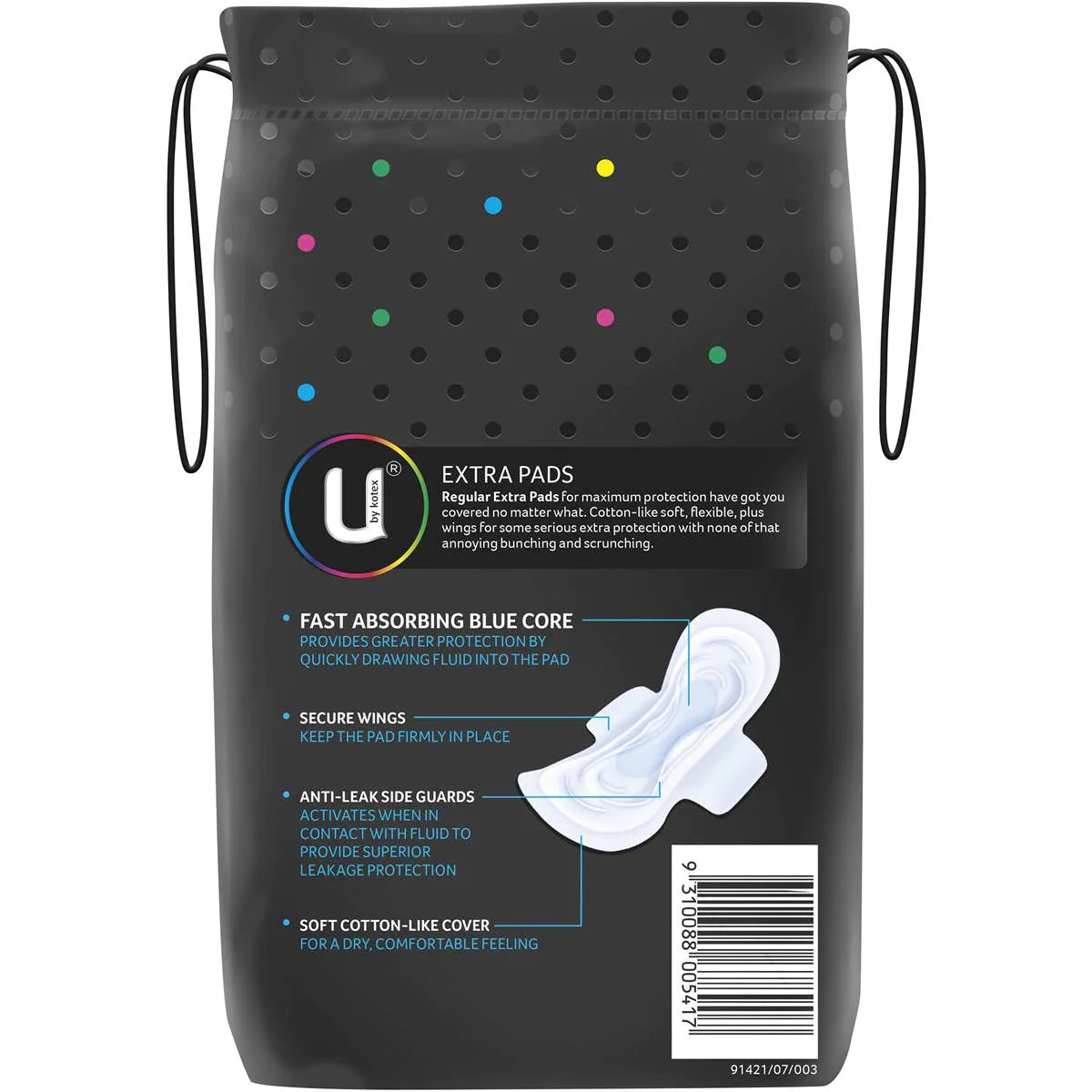 U BY KOTEX PAD MAXI REGULAR WING 16PK