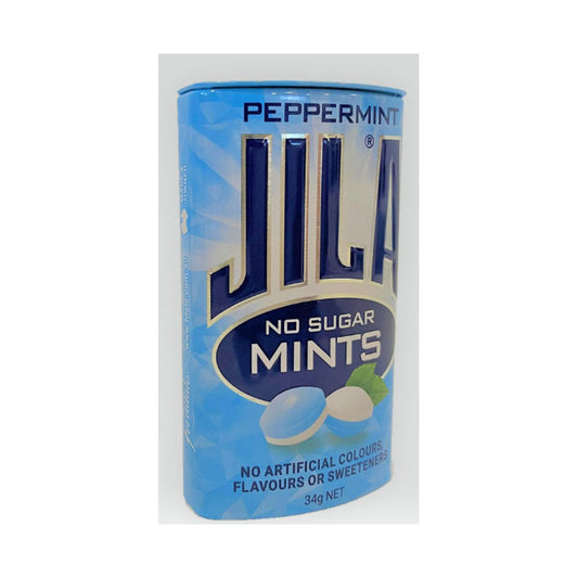 Jila Sugar Free Mints Peppermint 34g