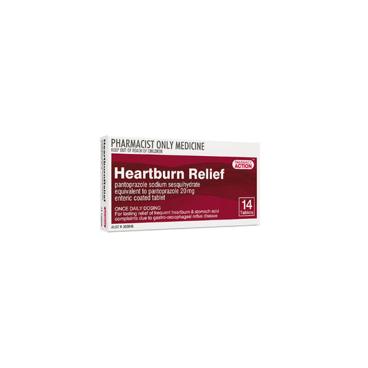 Pharmacy Action Heartburn Relief Gh 20mg 14 Tablets