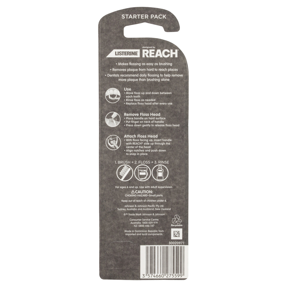 Reach Flosser Clean Paste Starter Pack
