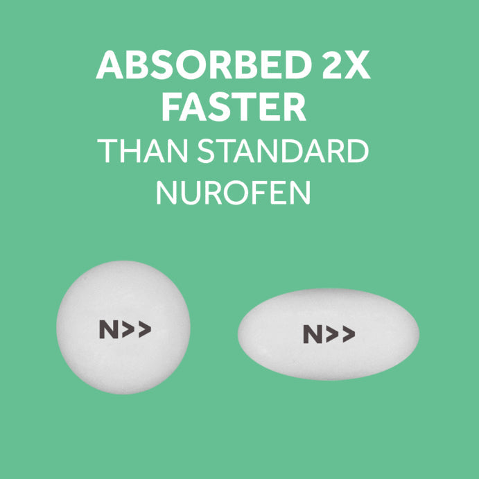 Nurofen Zavance Ibuprofen 256mg 12 Caplets