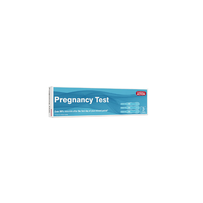Pharmacy Action Pregnancy Test 3 Pack