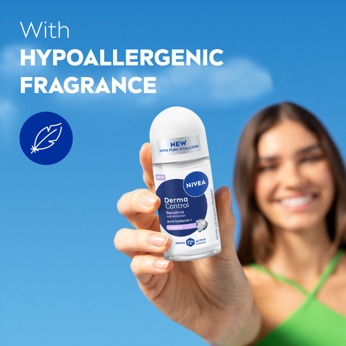 Nivea Derma Control Sensitive 72H Anti-Perspirant 50mL