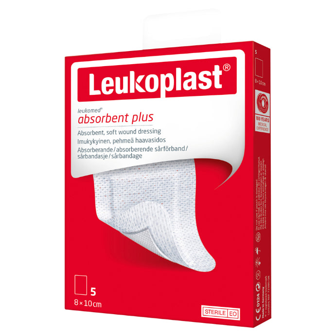 Leuko Leukomed Sterile Post-op 8cm X 10cm 5 Pack