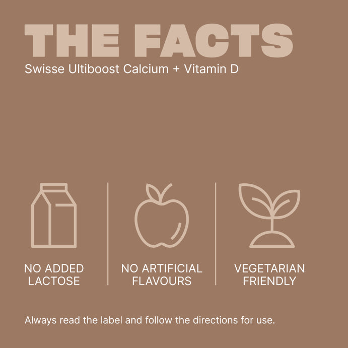 Swisse Ultiboost Calcium + Vitamin D 150 Tablets