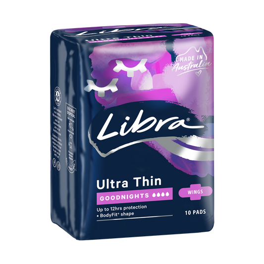 LIBRA GOODNIGHTS ULTRA THIN WINGS 10 PADS