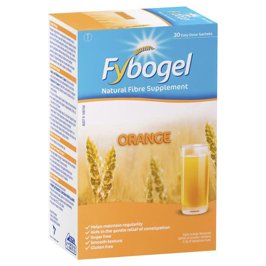 Fybogel Orange High-Fibre Supplement Sachets 30