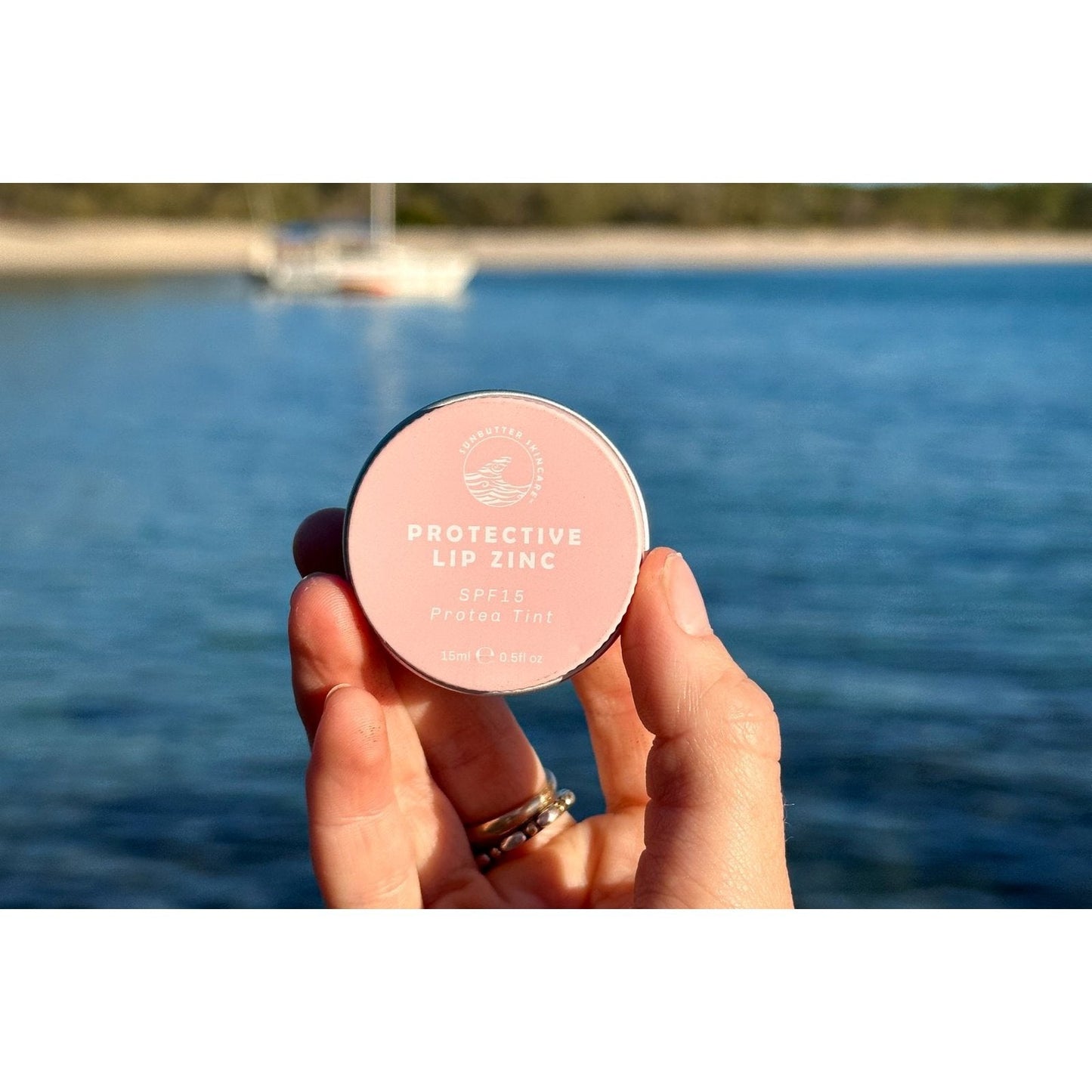 SunButter Skincare Protective Lip Zinc Protea Tint SPF 15 15ml